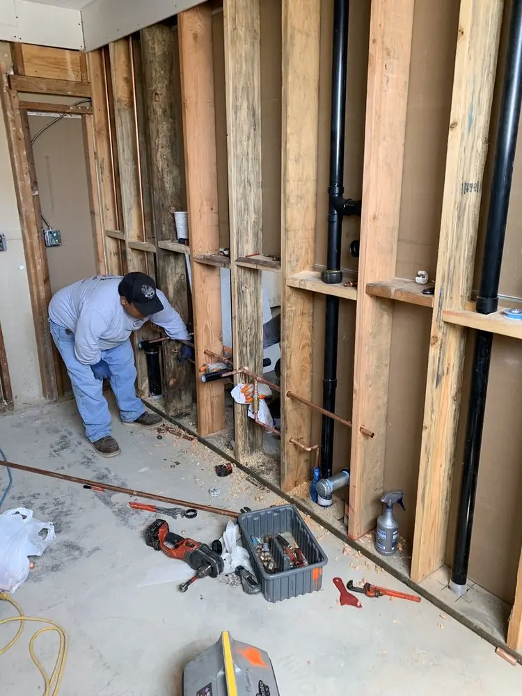 Commercial rough-in plumbing for Gas Line Repair in North Ridgeville